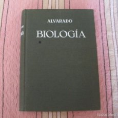 Libros de segunda mano: BIOLOGIA - S.ALVARADO - 1ª EDICION 1929 + PROGRAMA DE UN CURSO DE COMPLEMENTOS DE BIOLOGIA 1939. Lote 57201317
