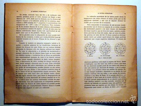 Libros de segunda mano de ciencias: PUIG, Ignacio - LA MATERIA INTERESTELAR - Buenos Aires 1937 - Foto 2