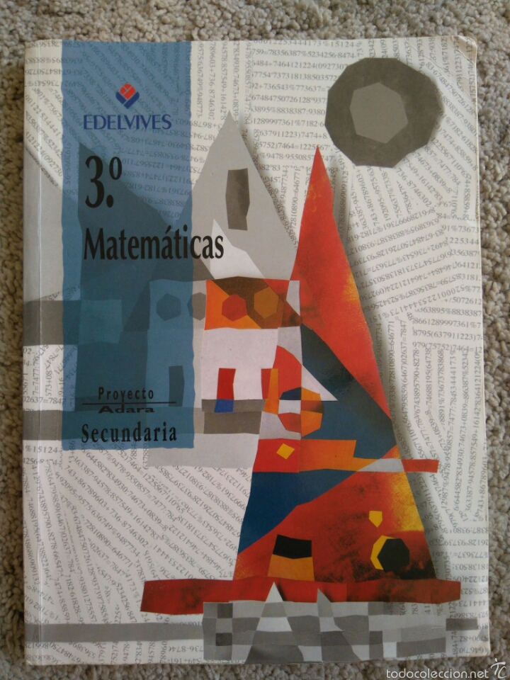 Libros de segunda mano de ciencias: 3&deg; matem&aacute;ticas Proyecto Adara secundaria - Foto 1