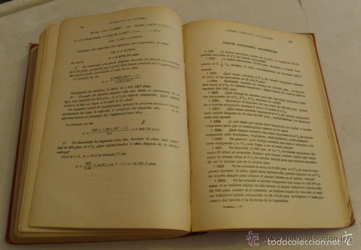 Libros de segunda mano de ciencias: ELEMENTOS DE &Aacute;LGEBRA - EDICIONES BRU&Ntilde;O 2a. EDICI&Oacute;N (c) 1946 (leer tasaci&oacute;n) - Foto 6