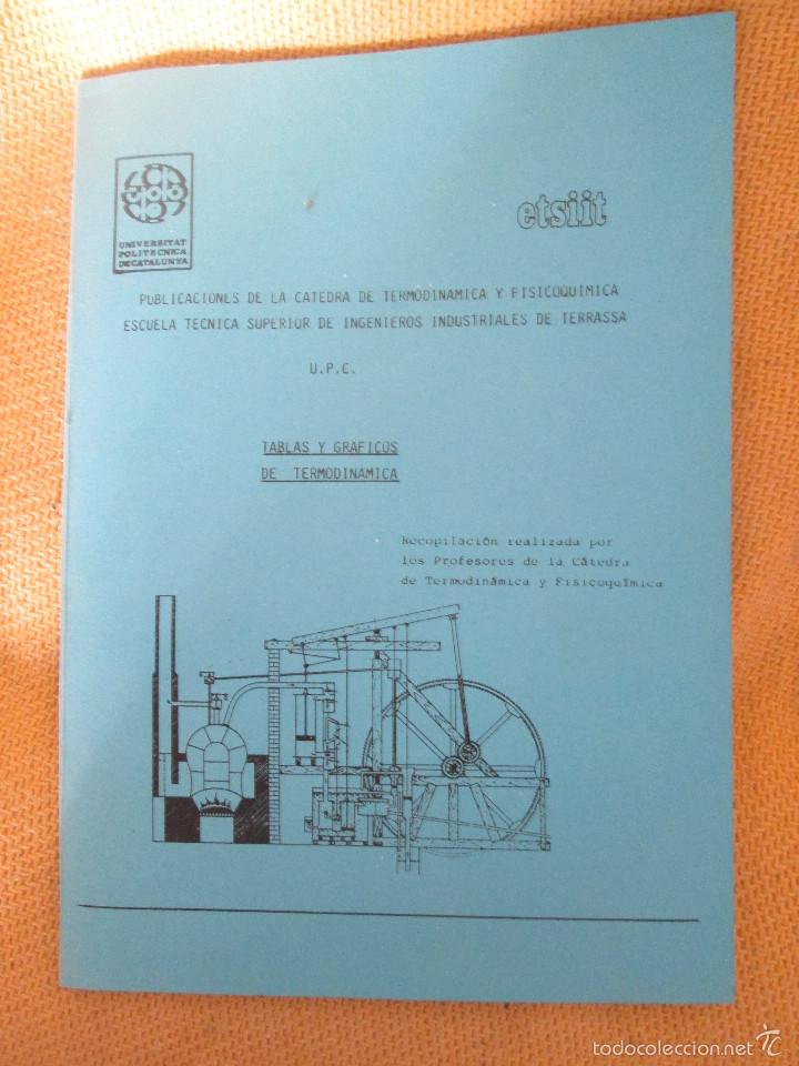 Libros de segunda mano de ciencias: tablas y graficos de termodinamica- etsiit - Foto 1
