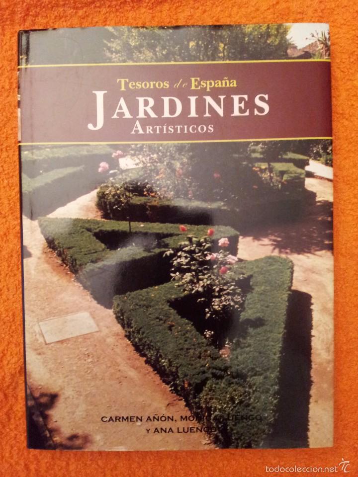 Libros de segunda mano: Tesoros de Espa&ntilde;a Jardines Art&iacute;sticos - Foto 1