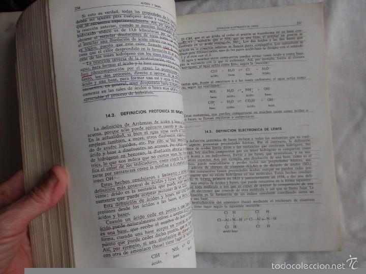 Libros de segunda mano de ciencias: TEMAS BASICOS DE QUIMICA.J.MORCILLO.EDITORIAL ALHAMBRA 1980 - Foto 3