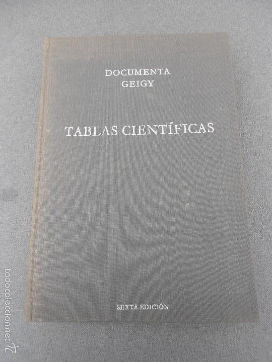 Libros de segunda mano de ciencias: TABLAS CIENTIFICAS - Foto 1