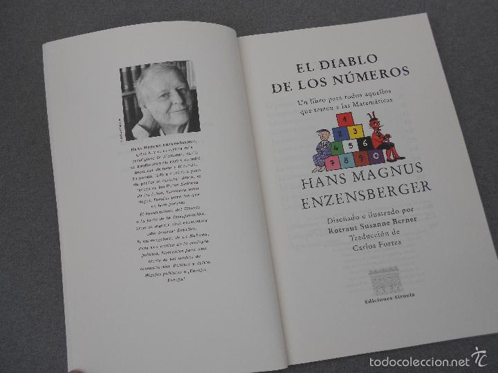 Libros de segunda mano de ciencias: EL DIABLO DE LOS NUMEROS - Foto 3