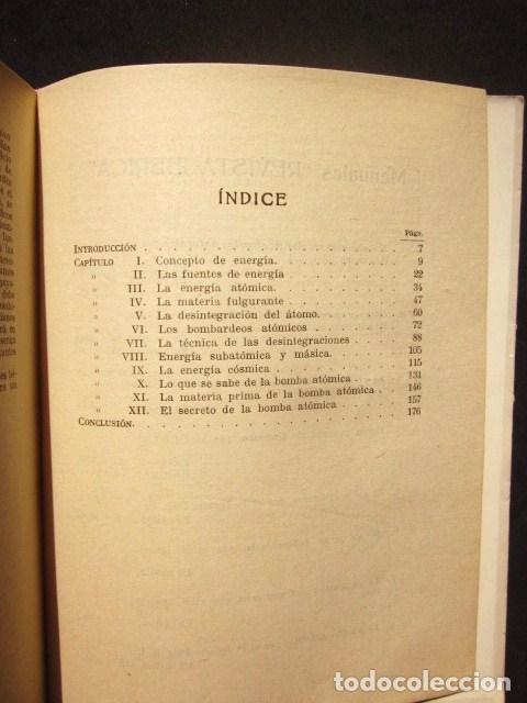 Libros de segunda mano de ciencias: Ignacio Puig, s.j.: La bomba at&oacute;mica, Betis, c. 1945 - Foto 6