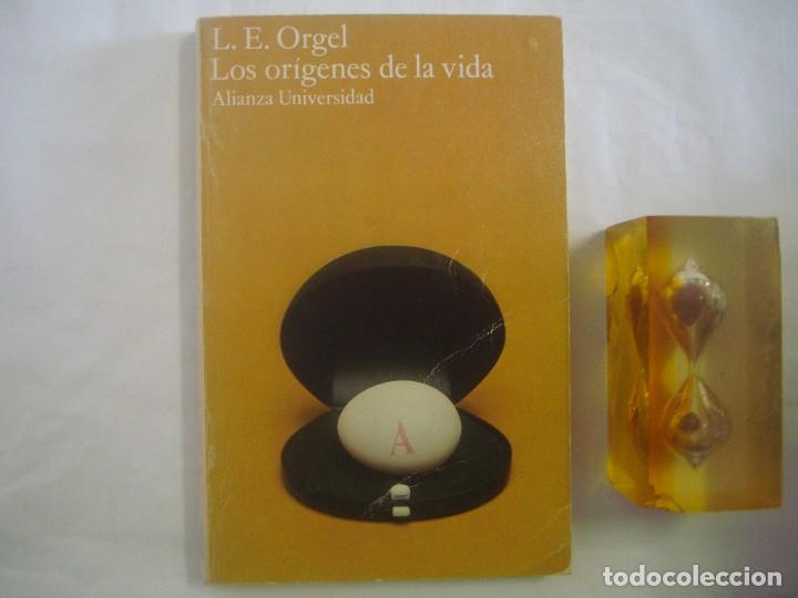 Libros de segunda mano de ciencias: L.E.ORGEL. LOS OR&Iacute;GENES DE LA VIDA. ALIANZA EDITORIAL, 1984. - Foto 1