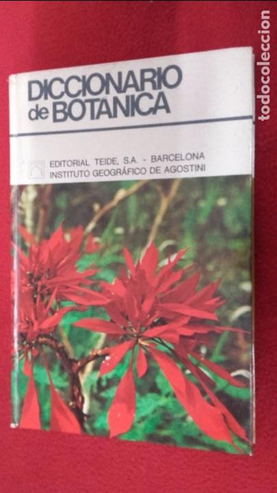 Libros de segunda mano: DICCIONARIO DE BOTANICA - ED. TEIDE- CARTONE - Foto 1