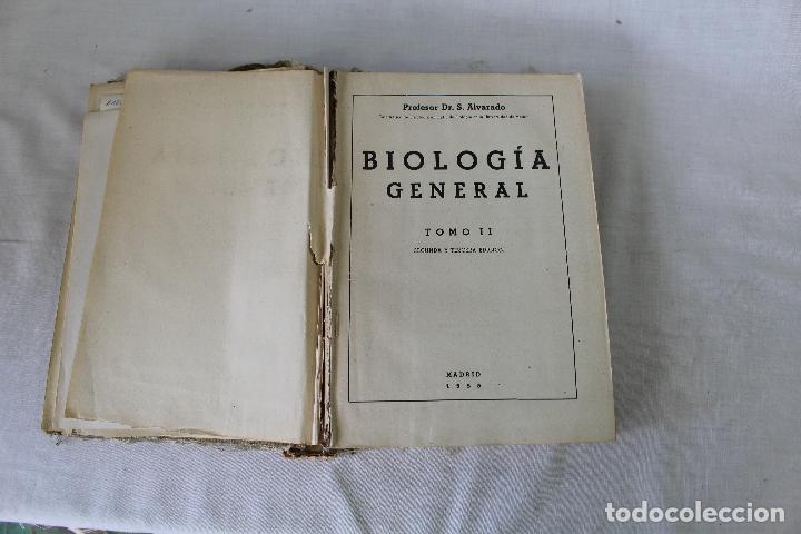 Libros de segunda mano: biologia general - profesor dr.s.alvarado 1955 - Foto 4