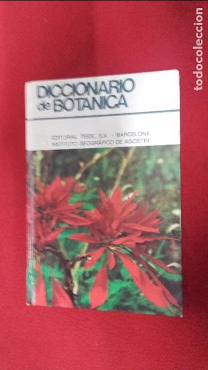 Libros de segunda mano: DICCIONARIO DE BOTANICA - ED. TEIDE- CARTONE - Foto 1