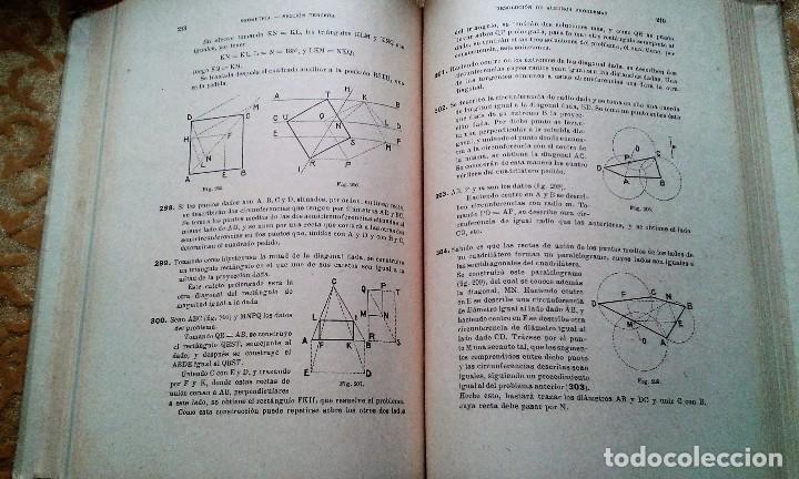 Libros de segunda mano de ciencias: PROBLEMAS GR&Aacute;FICOS Y NUM&Eacute;RICOS DE GEOMETR&Iacute;A .  4&ordf; EDICI&Oacute;N 1940 (ESCASA) - Foto 7