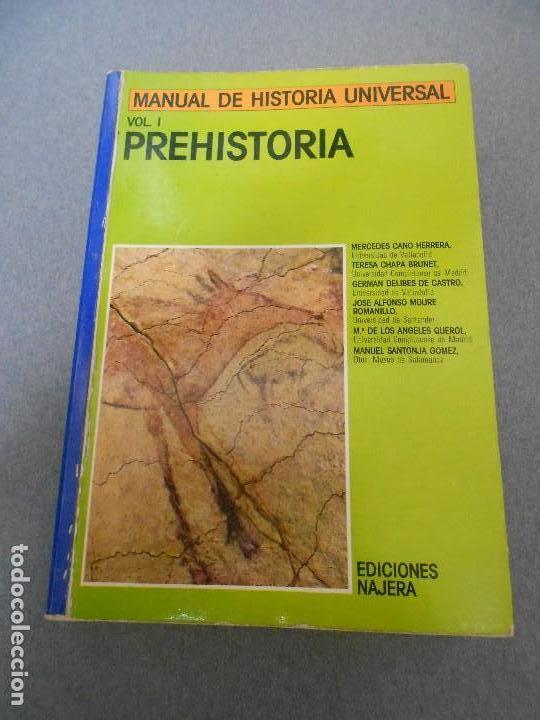 Libros de segunda mano: MANUAL DE HISTORIA UNIVERSAL VOLUMEN 1. PREHISTORIA - Foto 1