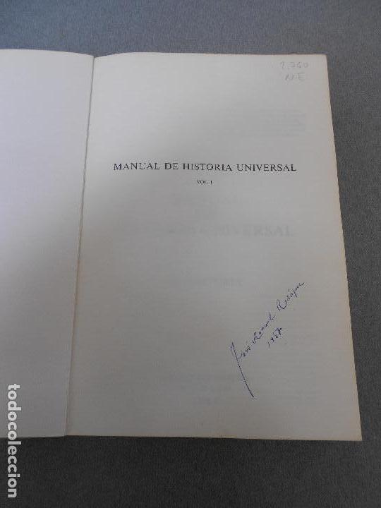 Libros de segunda mano: MANUAL DE HISTORIA UNIVERSAL VOLUMEN 1. PREHISTORIA - Foto 2