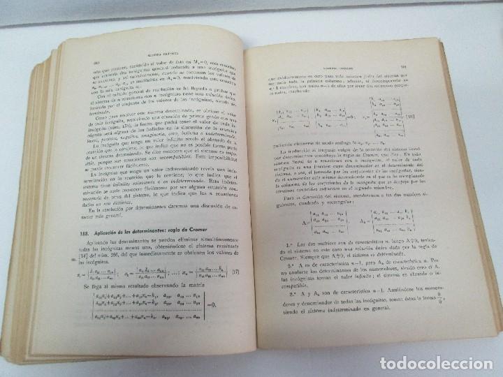 Libros de segunda mano de ciencias: ALGEBRA PRACTICA. CARLOS MATAIX ARACIL. QUINTA EDICION. EDITORIAL DOSSAT - Foto 13