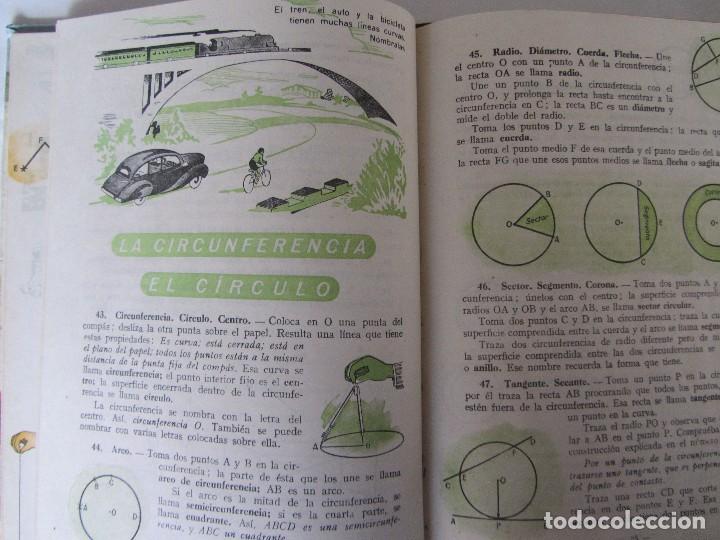 Libros de segunda mano de ciencias: GEOMETR&Iacute;A PRIMER GRADO. ED. LUIS VIVES. 1952 - Foto 3