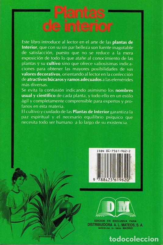 Libros de segunda mano: PLANTAS DE INTERIOR  JULIO RODRIGO - Foto 2