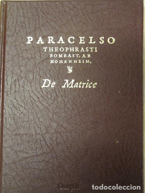 Libros de segunda mano de ciencias: De Matrice o Tratado de la matriz. Paracelso - Foto 1
