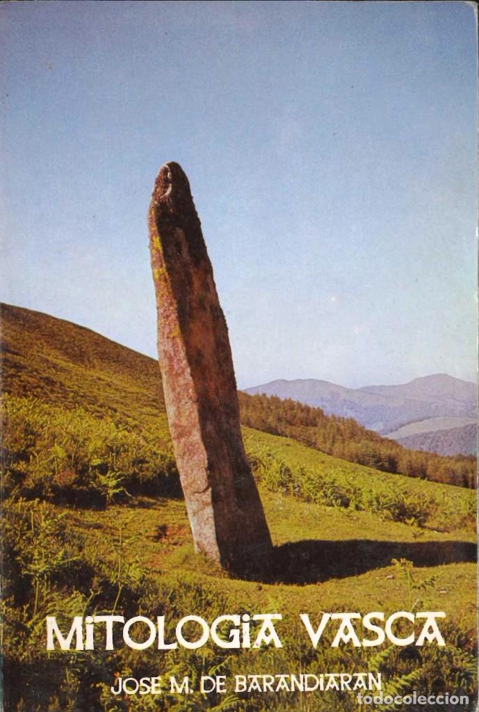 Libros de segunda mano: MITOLOGIA VASCA JOSE M DE BARANDIARAN