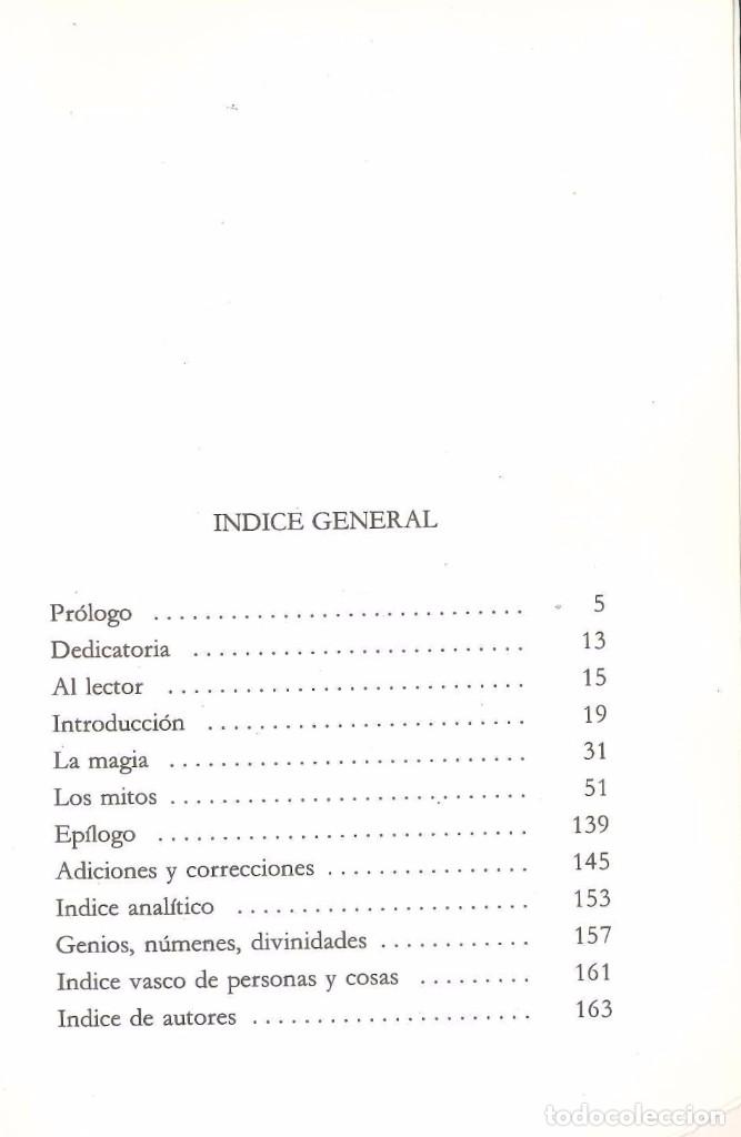 Libros de segunda mano: MITOLOGIA VASCA JOSE M DE BARANDIARAN - Foto 2