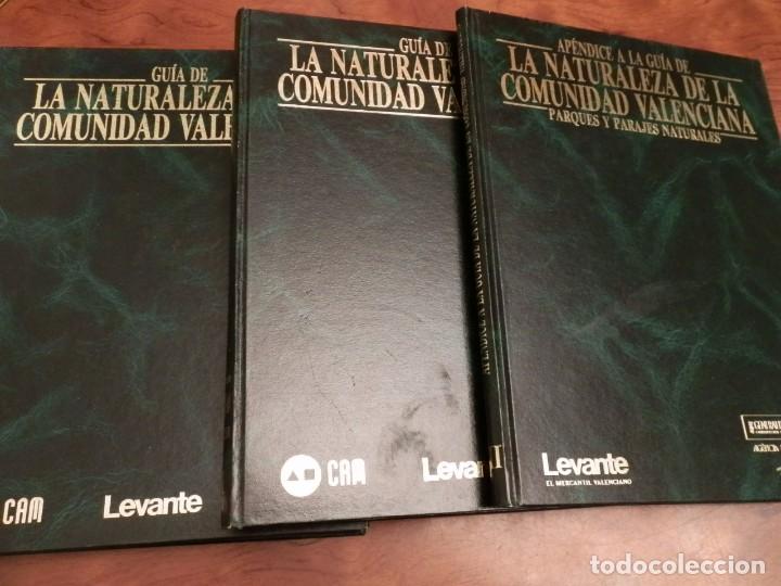 Libros de segunda mano: GUIA DE LA NATURALEZA DE LA COMUNIDAD VALENCIANA, 3 VOL.SIMIL PIEL,LEVANTE-GENERALITAT