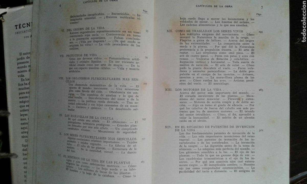 Libros de segunda mano: T&eacute;cnica de la vida, Alexander Niklitschek - Foto 4
