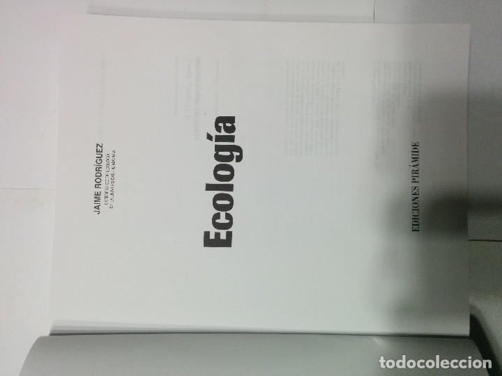 Libros de segunda mano: ECOLOG&Iacute;A  2001 JAIME RODR&Iacute;GUEZ  1&ordf; EDICI&Oacute;N  PIR&Aacute;MIDE - Foto 2