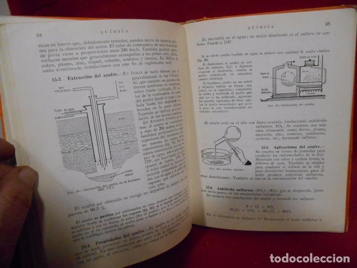 Libros de segunda mano de ciencias: QUIMICA &ndash; QUINTO CURSO PLAN 1957 - - Foto 5
