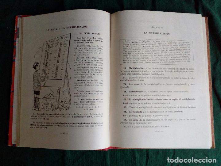 Libros de segunda mano de ciencias: ARITM&Eacute;TICA SEGUNDO GRADO - LUIS VIVES 1958. - Foto 5