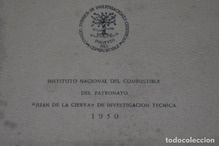 Libros de segunda mano: INTRODUCCION A LA INVESTIGACION SOBRE LAS HULLAS 1950 P3 2 - Foto 3