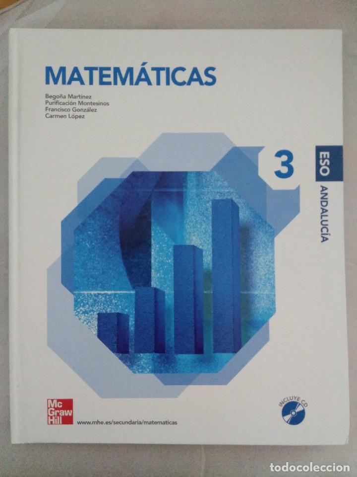 Libros de segunda mano de ciencias: MATEM&Aacute;TICAS MCGRAWHILL PASTAS DURAS 3 ESO - Foto 1