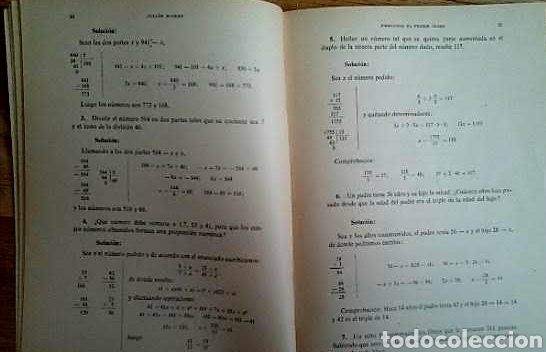 Libros de segunda mano de ciencias: Ejercicios y problemas de matem&aacute;tica elemental - Juli&aacute;n Rodero Carrasco - Foto 3