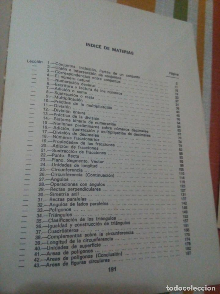 Libros de segunda mano de ciencias: Libro matematicas 1&deg; de bachillerato plan 1967 de ecir + raro programa del mismo libro - Foto 8