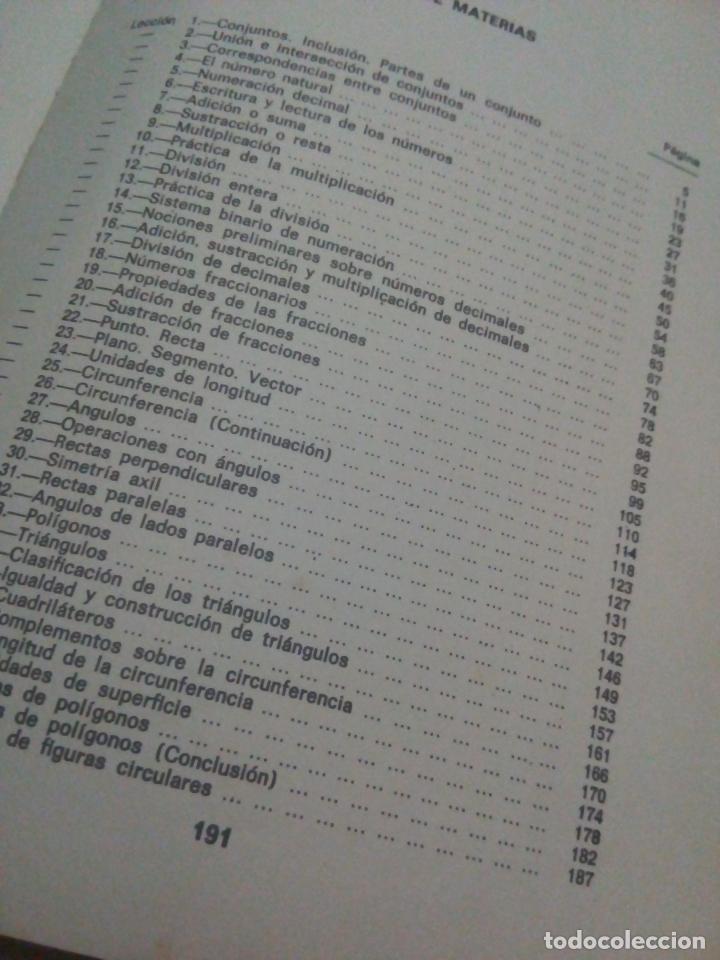 Libros de segunda mano de ciencias: Libro matematicas 1&deg; de bachillerato plan 1967 de ecir + raro programa del mismo libro - Foto 10