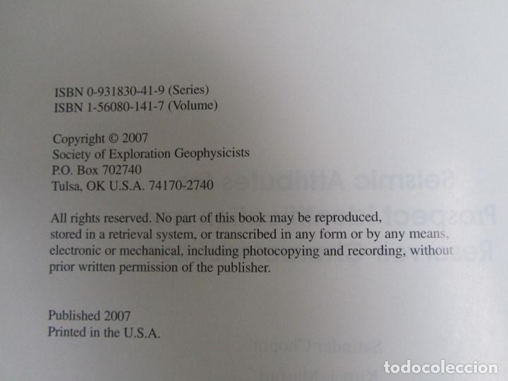 Libros de segunda mano: Seismic attributes for prospect identification and reservoir characterization 2007 Petroleo - Foto 6
