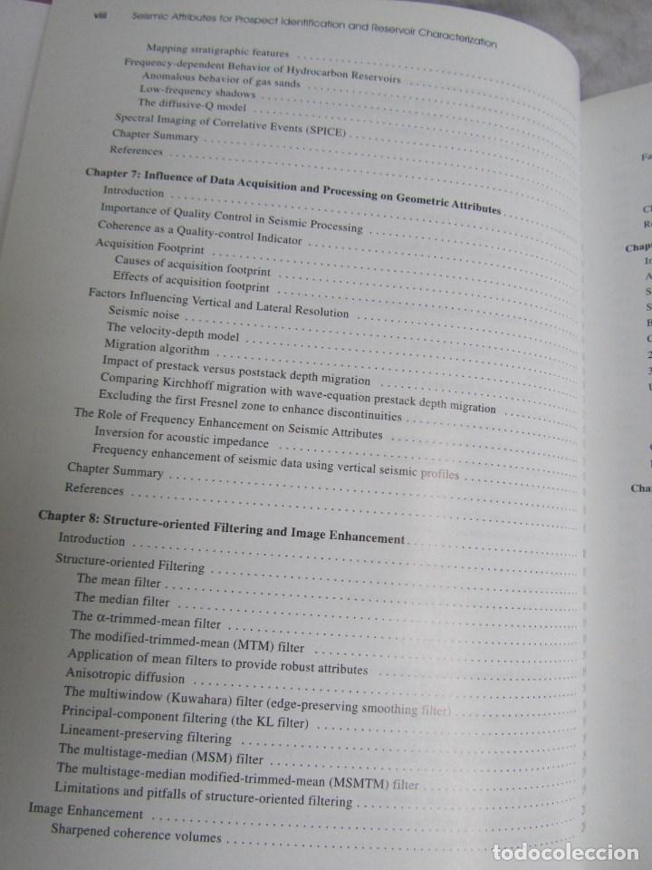 Libros de segunda mano: Seismic attributes for prospect identification and reservoir characterization 2007 Petroleo - Foto 11