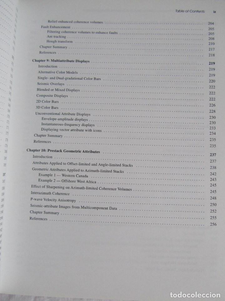 Libros de segunda mano: Seismic attributes for prospect identification and reservoir characterization 2007 Petroleo - Foto 12