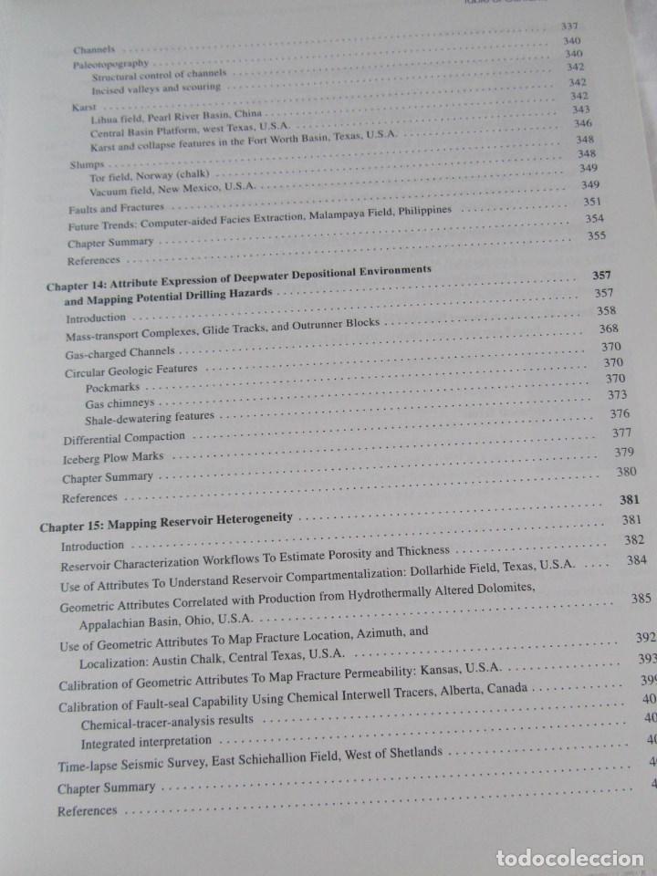 Libros de segunda mano: Seismic attributes for prospect identification and reservoir characterization 2007 Petroleo - Foto 14