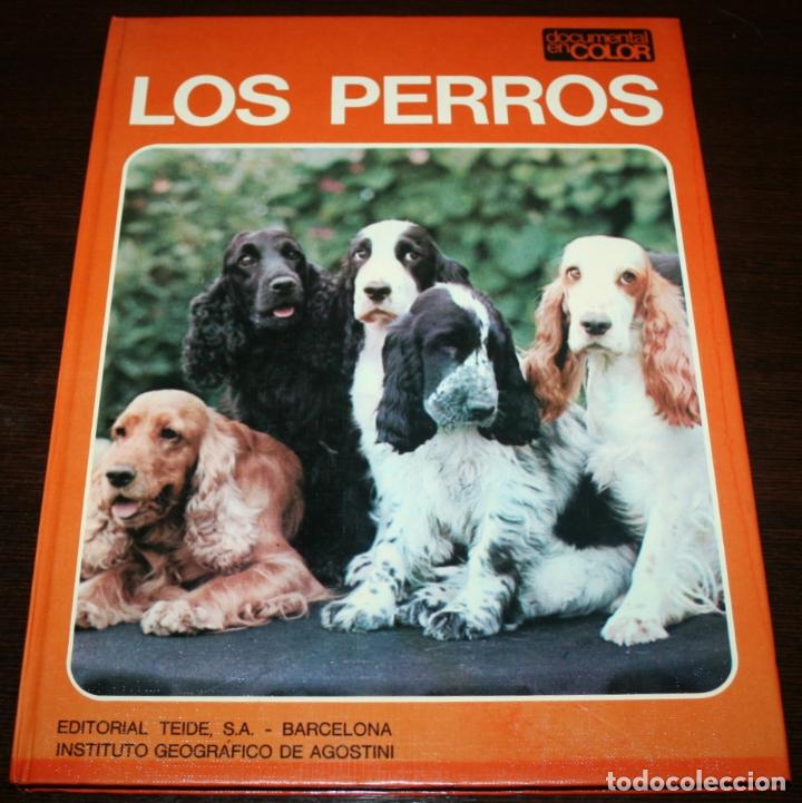 Libros de segunda mano: DOCUMENTAL EN COLOR - LOS PERROS - ED. TEIDE / INST. GEOGRAFICO DE AGOSTINI - 1972 - Foto 1