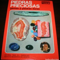 Libros de segunda mano: DOCUMENTAL EN COLOR - PIEDRAS PRECIOSAS - ED. TEIDE / INST. GEOGRAFICO DE AGOSTINI - 1972