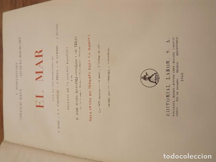 Libros de segunda mano: El Mar, Edt Labor 1968. - Foto 3