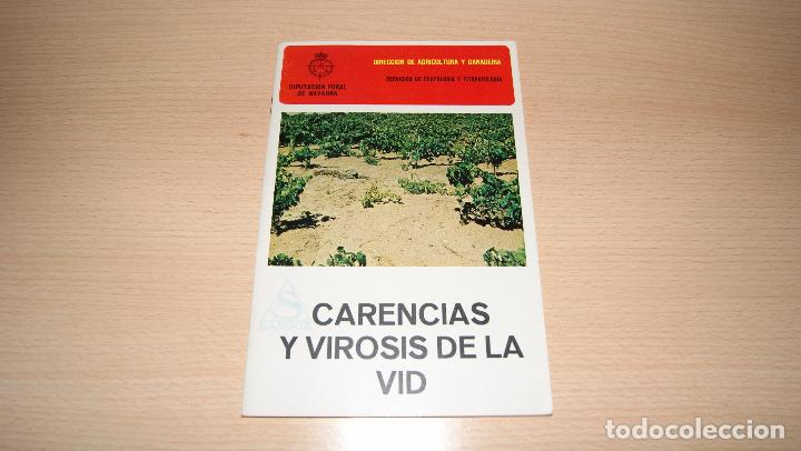 Libros de segunda mano: Carencias y virosis de la Vid de 1973 - Foto 1