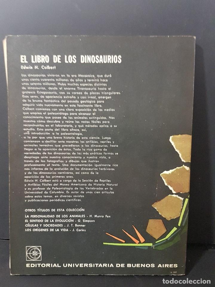 Libros de segunda mano: EL LIBRO DE LOS DINOSAURIOS,EDWIN H. COLBERT,ILUSTRADO - Foto 2