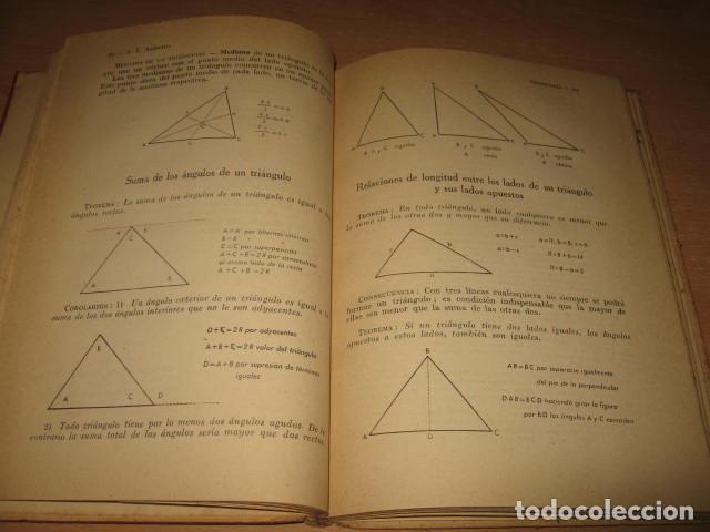 Libros de segunda mano de ciencias: libro GEOMETRIA ISABEL ASENSIO , EDICIONES TEIDE A&Ntilde;O 1946 - Foto 5