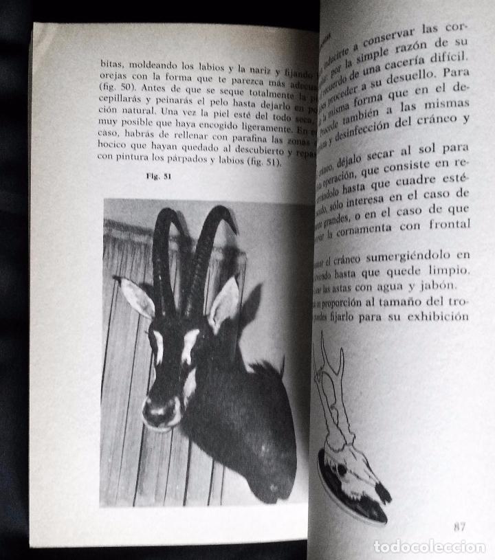 Libros de segunda mano: LA TAXIDERMIA | JAVIER PALAUS | DE VECCHI 1977 - Foto 5