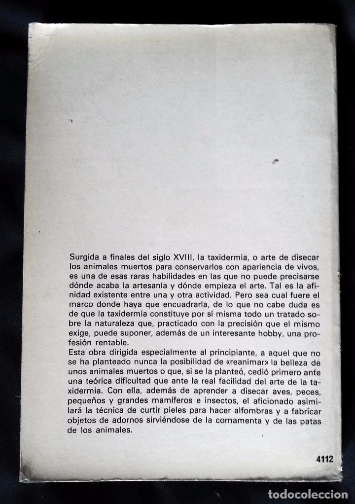Libros de segunda mano: LA TAXIDERMIA | JAVIER PALAUS | DE VECCHI 1977 - Foto 7