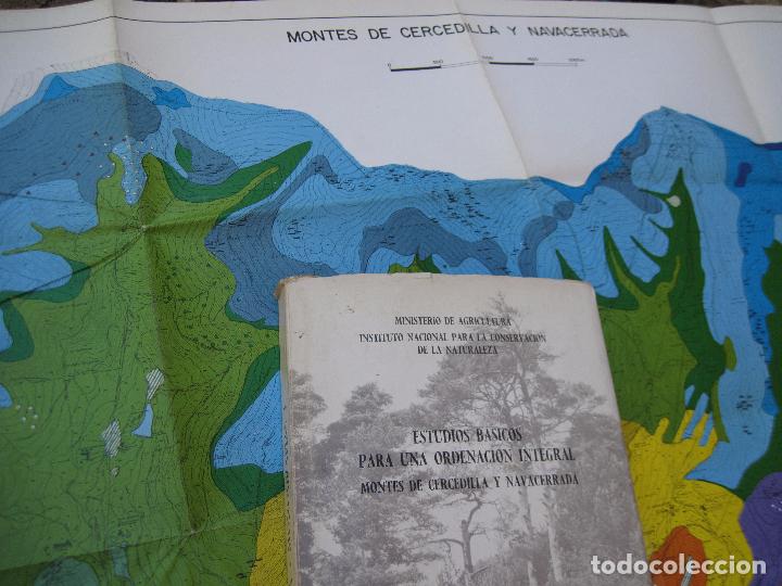 Libros de segunda mano: ESTUDIOS BASICOS PARA UNA ORDENACION INTEGRAL MONTES DE : CERCEDILLA Y NAVACERRADA (MADRID ) - Foto 4