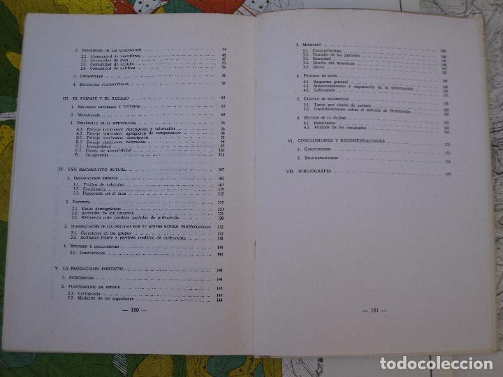Libros de segunda mano: ESTUDIOS BASICOS PARA UNA ORDENACION INTEGRAL MONTES DE : CERCEDILLA Y NAVACERRADA (MADRID ) - Foto 8