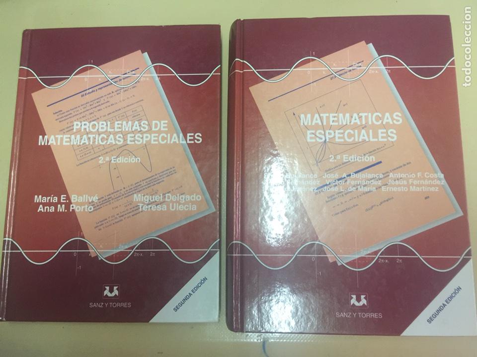 Gebrauchte B&uuml;cher der Wissenschaften: MATEMATICAS ESPECIALES Y PROBLEMAS ESPECIALES. 2 TOMOS. 2&ordf; EDICI&Oacute;N U. N. E. D. A&Ntilde;O 1996