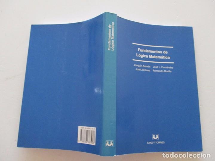 Libros de segunda mano de ciencias: Fundamentos de L&oacute;gica Matem&aacute;tica. RM82652. - Foto 1