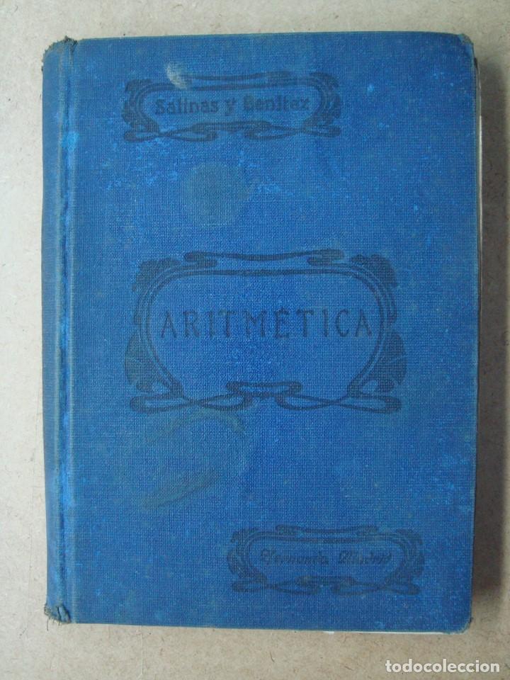 Libros de segunda mano de ciencias: Antiguo libro aritmetica - salinas y benitez - 1937 - Foto 1